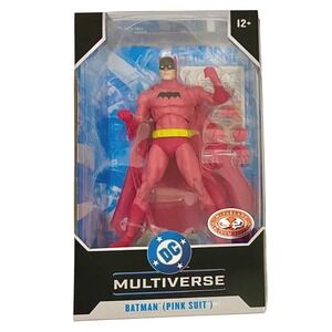 BATMAN (PINK SUIT) DC Multiverse Red McFarlane‎ Platinum Edition Figure